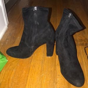 Steve Madden Edit black sock booties